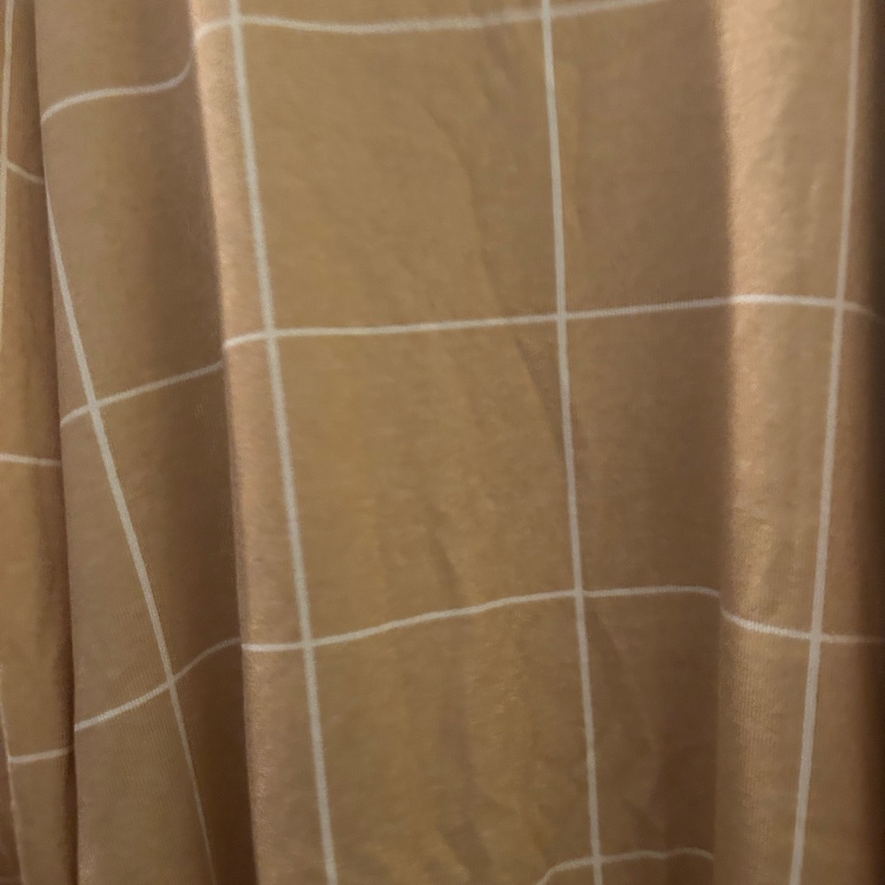 Tan Plaid Shirt